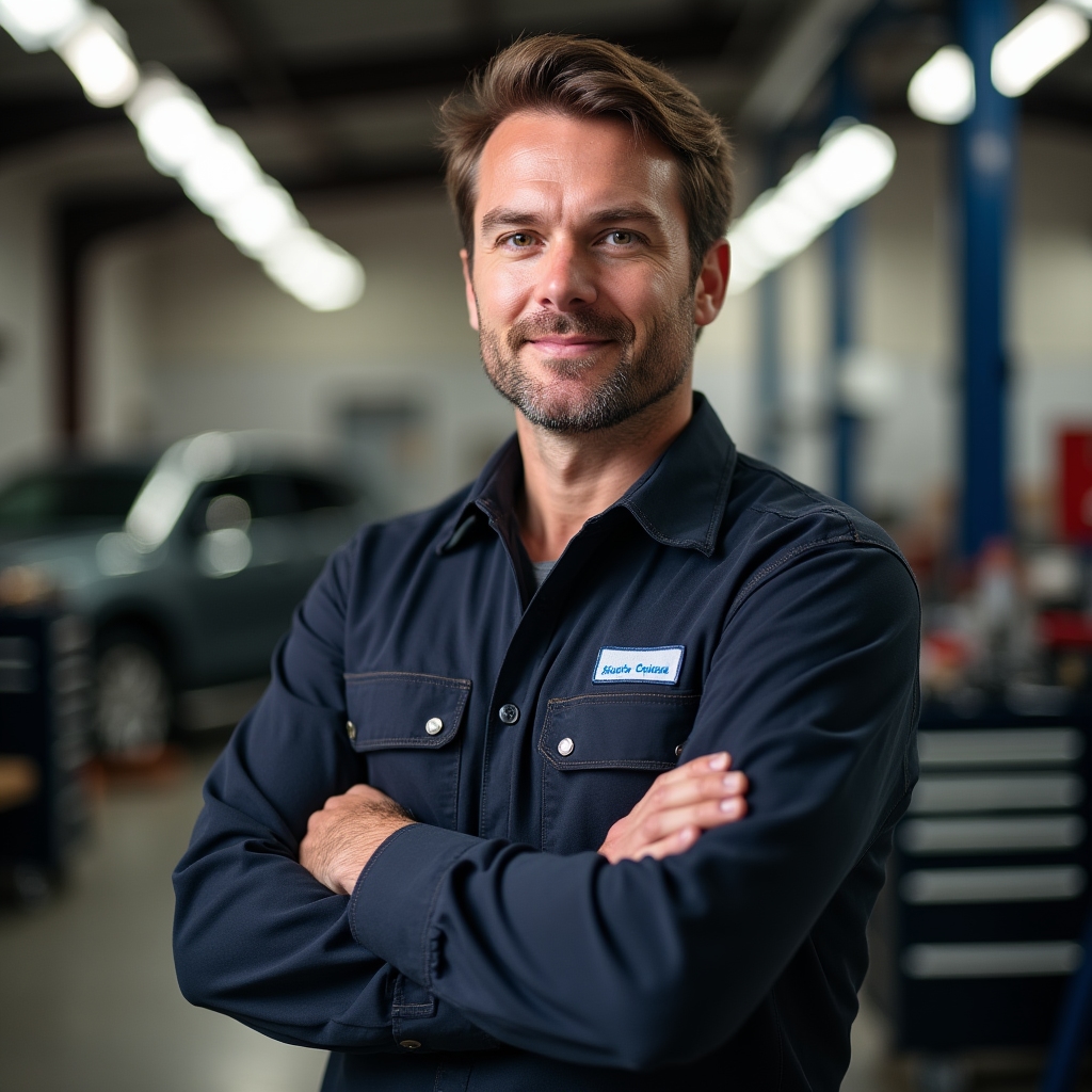 Lead mechanic at Quietlifeblend car care center, experienced automotive technician